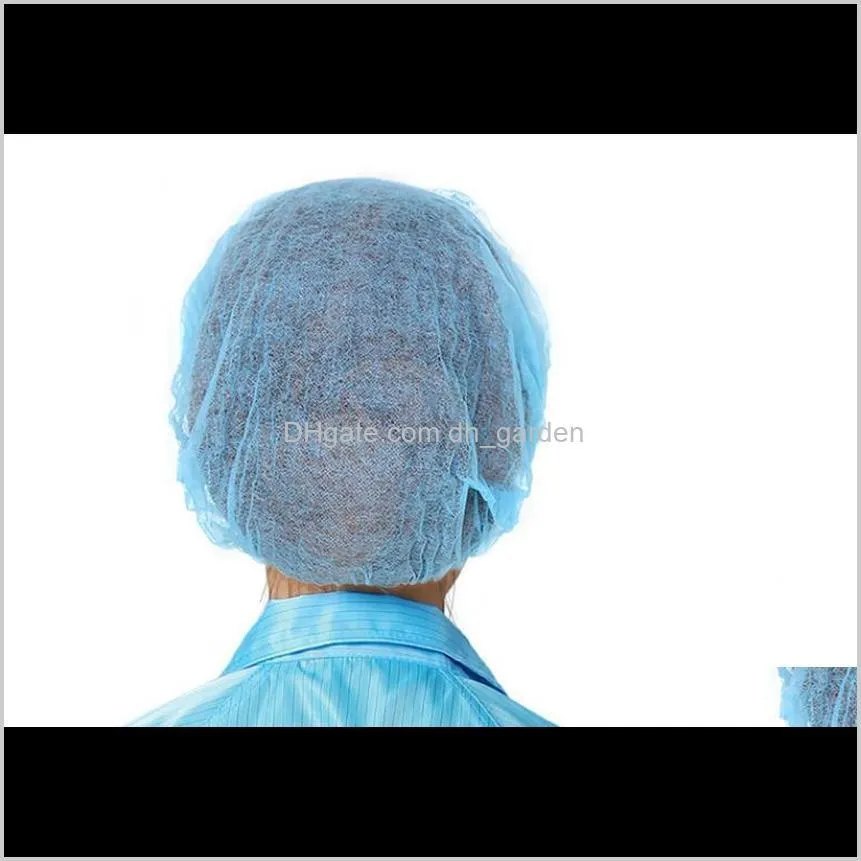 high quality portable disposable hair net cap non woven shower hat anti dust hat spray tanning head cover sn1361