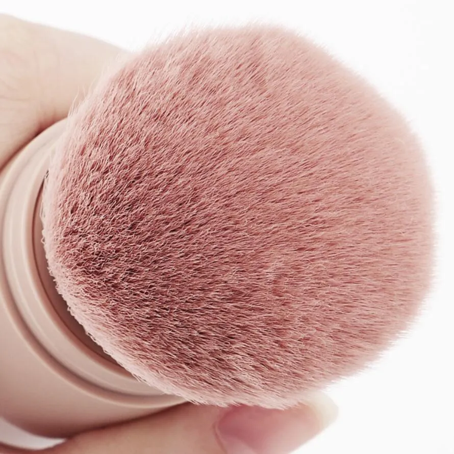 Retractable Loose Powder Brush With Lid Full Set Of Beauty Grinder Tool For  Blush And Powder Application From Angelface, $2.41