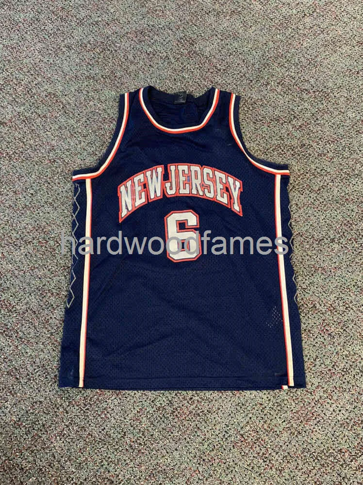 Cousu New Jersey Kenyon Martin Vintage Rare personnalisé hommes femmes jeunes maillot de basket-ball XS-5XL 6XL