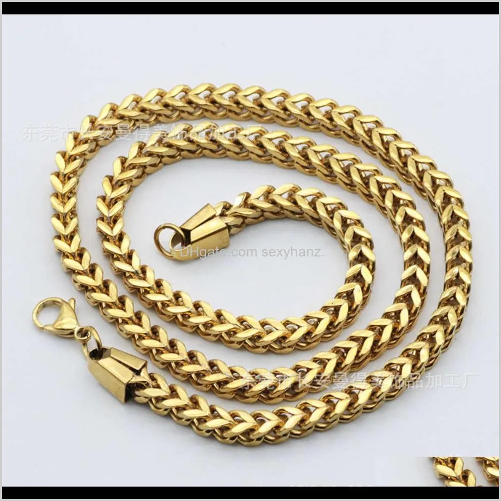 pendants hot selling positive and negative stainless necklace titanium steel personalized welding head thick chain fashion men`s