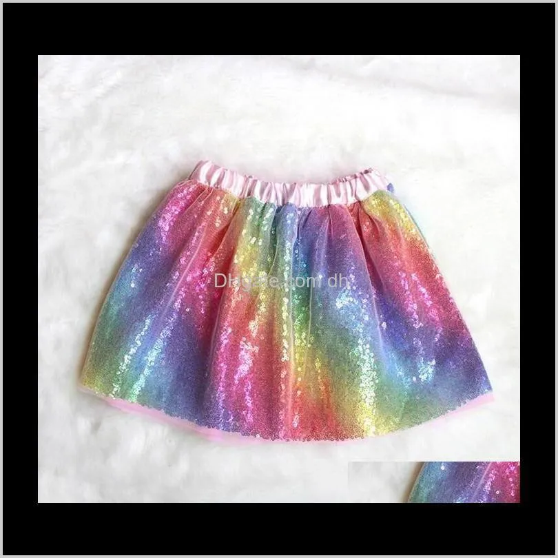 ins baby skirts mermaid sequin tutu pettiskirt headband 2pcs sets kids party dancewear baby girls clothing s m l optional owa2109