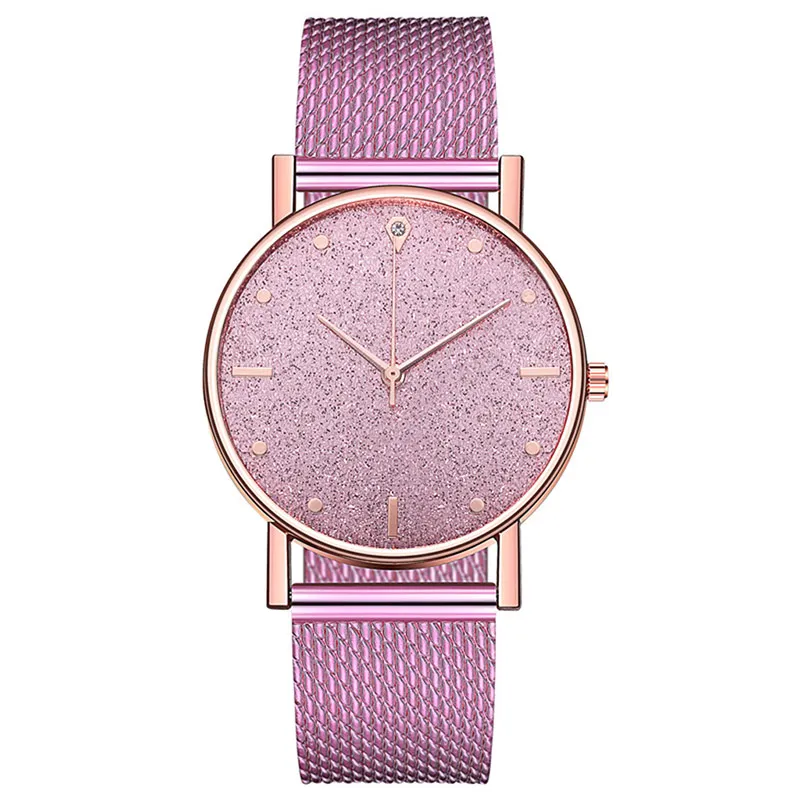 Mulheres assistir relógios de quartzo relógios de aço inoxidável dial de aço inoxidável pulseira de pulseira de pulseira ultra fina impermeável ladieswatchfashion relógios de pulso presente