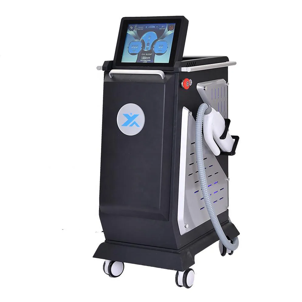 Picosecond Tattoo Removal Wrinkle Q Byt Nd Yag Laser Maskin för Remover Beauty Spa Salon Använd laserpigmentering Ta bort tatueringar