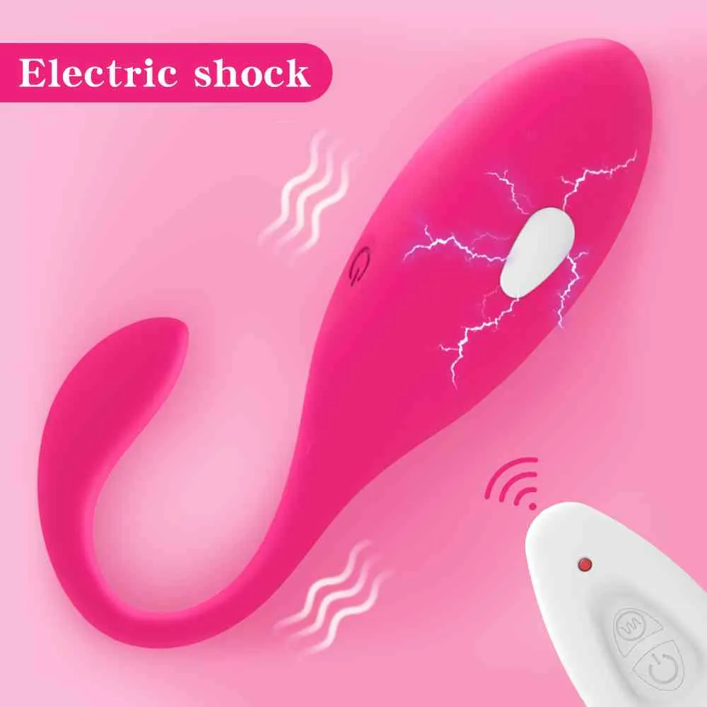 Bultes de ovos sexuais ovos vibratórios Vibradores Game de choque elétrico para mulheres sem fio GSPOT estimulador de bola vaginal Ben Wa Kegel Panties Vibrator 0928