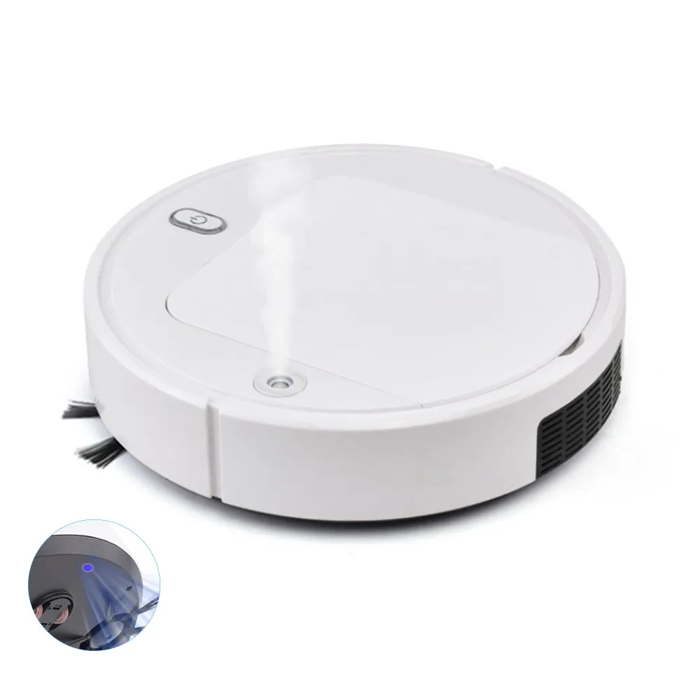 Home Automatic Robot Vacuum Cleaner Spray Intelligent Smart Floor Sweeper Mop Dust Sweeping Robotic Machine for Carpet Hardfloor Mopping
