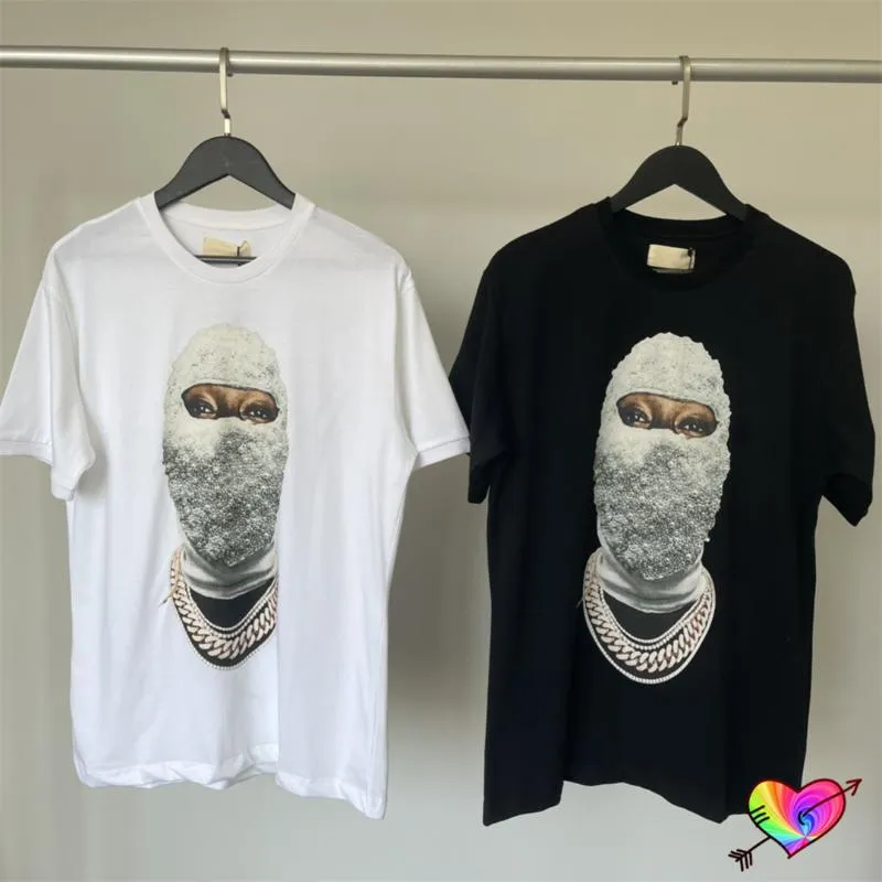 T-shirts pour hommes 2021 IH NOM UH NIT Paris hommes femmes haute qualité avant masquage homme imprimé t-shirt hauts à manches courtes