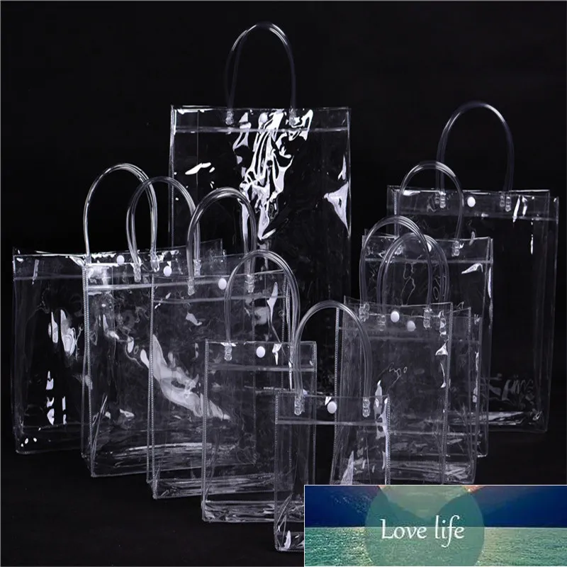 Vogue Clear Portable Déjeuner Sac de stockage des aliments Boîte en plastique poly Fourre-tout Sac isotherme Bento Pouch Lunch Container Sacs de nourriture scolaire Prix usine expert design Qualité Dernier