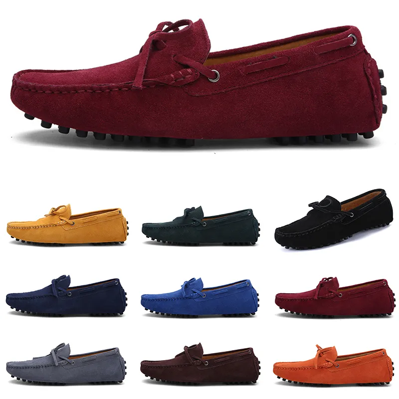 Men Sapatos casuais Casualshoes Alpargelas triplas de vinho marrom preto marrom marrom verde c￡qui c￡qui laranja mens s arremetida ao ar livre caminhando quarenta e seis