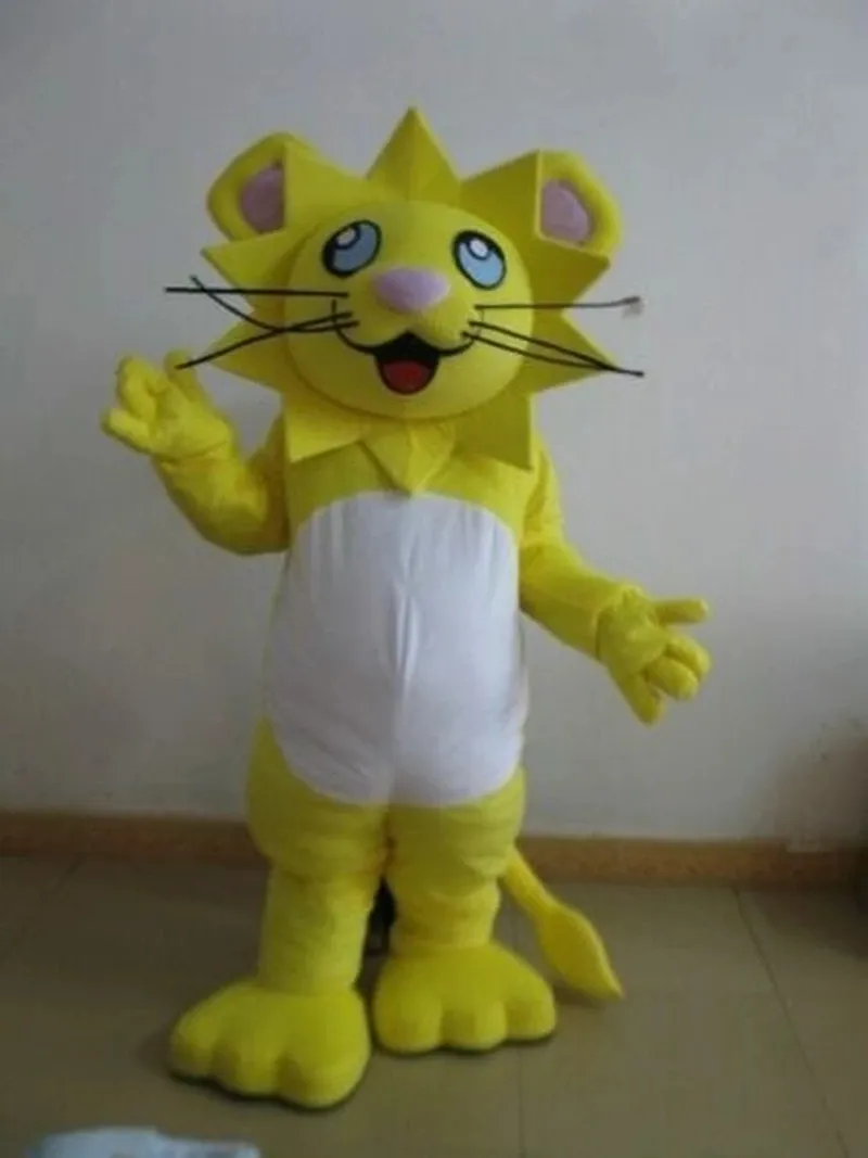 Stage Performance Yellow Animal Mascot Costume Halloween Christmas Fancy Party Cartoon Character Outfit Suit Adult Women Men Dress Carnival Unisex Adults