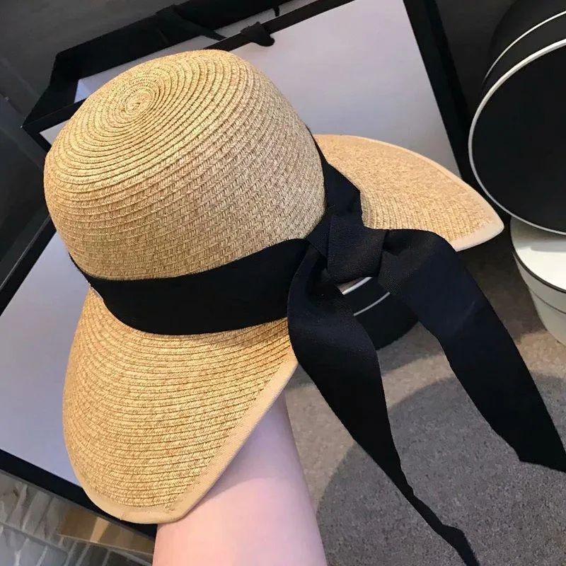 2021 Womens Foldable Sun Hat With Ribbon With Wide Brim For Sun Protection  And Travel From Danteexum, $62.86