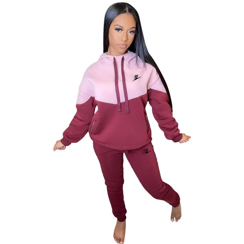 Neue Plus Größe Zwei Stück Frau Trainingsanzüge Set Top und Hosen Frauen Kleidung Casual 2 stücke Outfit Sport Anzug Jogging anzüge Sweatsuits Overalls