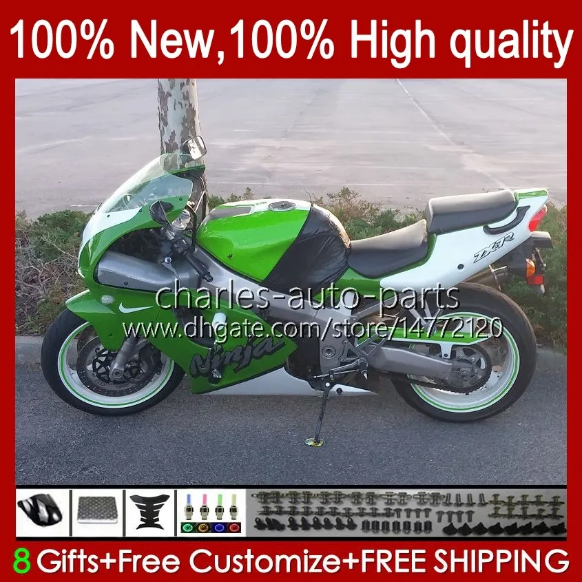 Bodywork Body For KAWASAKI NINJA ZX-750 ZX7R ZX750 ZX 7 R factory green new 96 97 98 99 2000 2001 2002 2003 28HC.165 ZX 7R ZX 750 ZX-7R 1996 1997 1998 1999 00 01 02 03 OEM Fairing