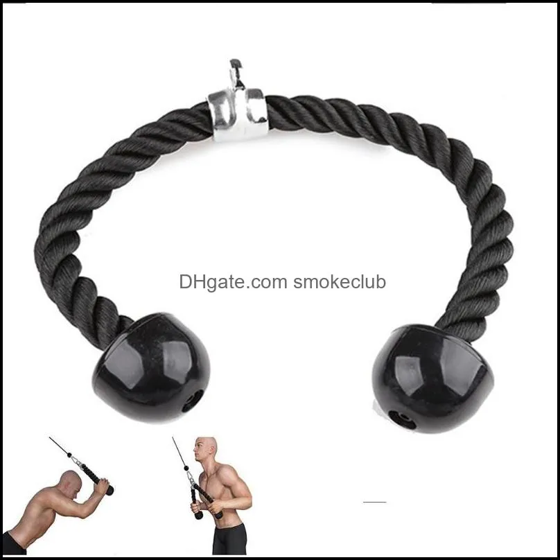 Weerstand Uitrustingen Benodigdheden Sport OutdoorsResistance Bands Dropship Tricep Touw Abdominal Crunches PL Down Laterals Biceps Muscle Trai