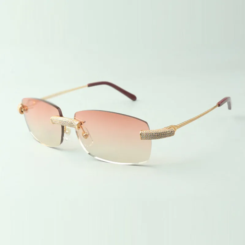 Designer Sunglasses Diamond Metal Wire Temples Size 18 140mm Stylish ...