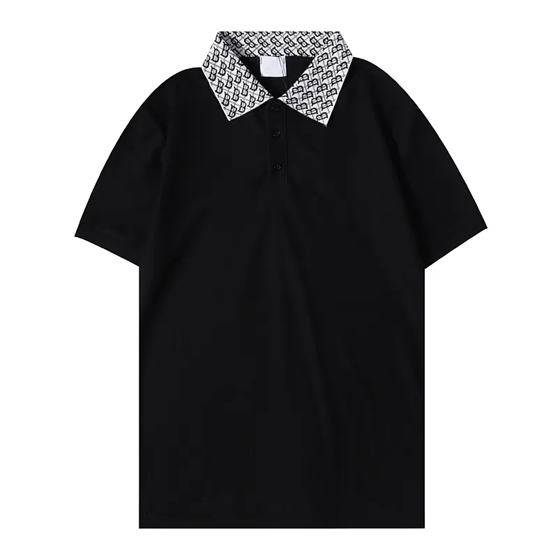 Новая мода Лондон Англия Рубашки-поло Мужские дизайнерские рубашки-поло High Street Вышивка Футболка с принтом Мужские летние хлопковые повседневные футболки M-2XL