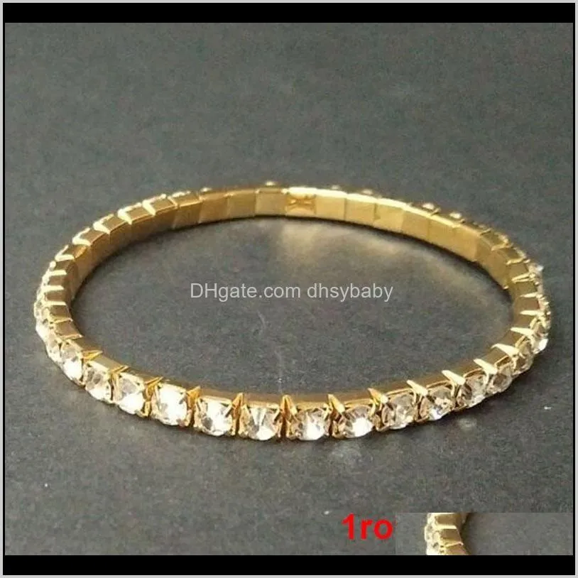 12 pieces lots 1-10 rows gold bracelets crystal rhinestone elastic bridal bangle bracelet stretch wholesale wedding accessories for