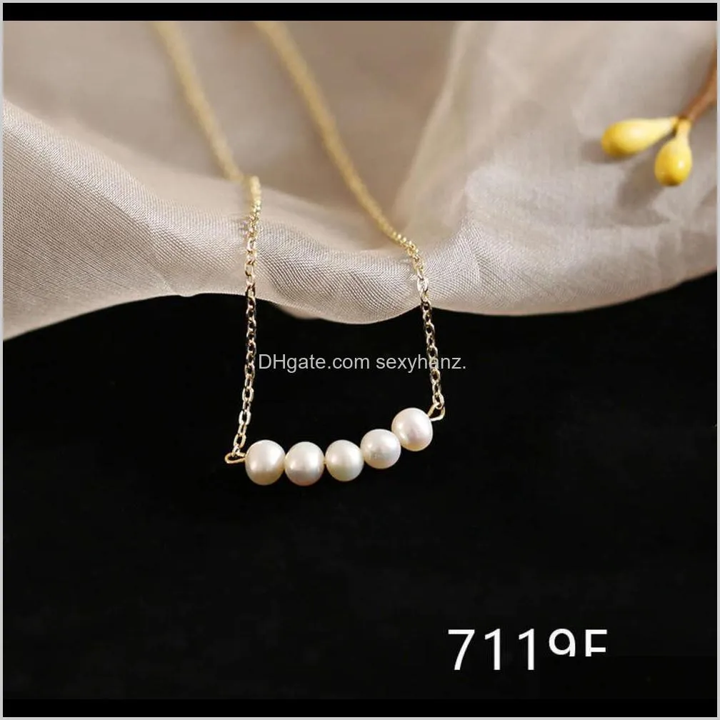 pendants rivd jewelry fashion personality baroque pearl hand made metal filament winding temperament necklace 7119a