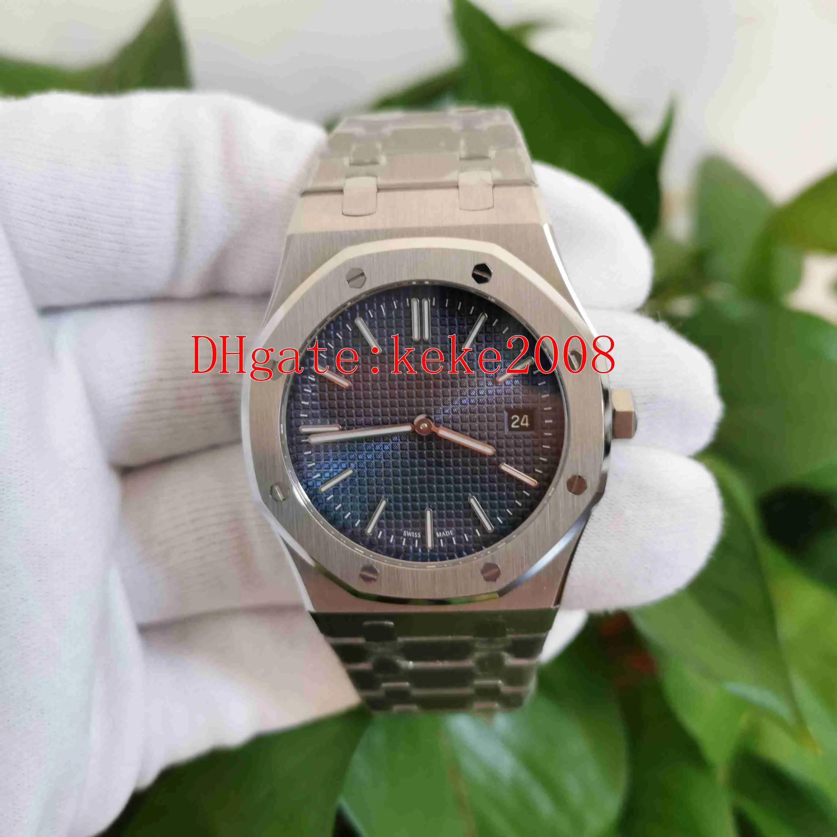 Stili Orologi Da Polso Di Lusso Maschile: Quadrante Blu, Acciaio