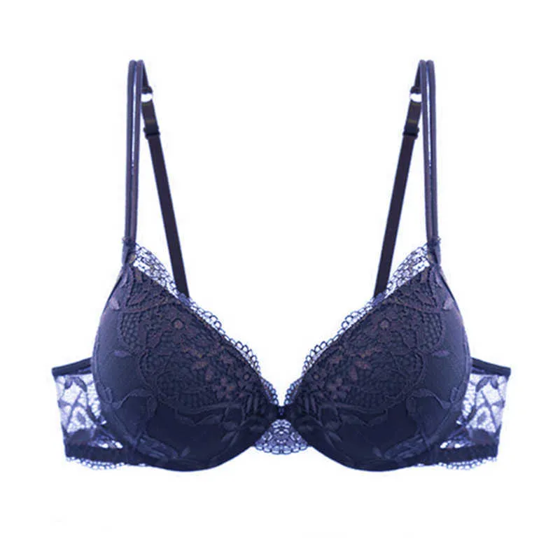 Varsbaby Young Woman Sexy Lingerie Lace Push Up Adjustable Floral Bras  210623 From Dou01, $6.39