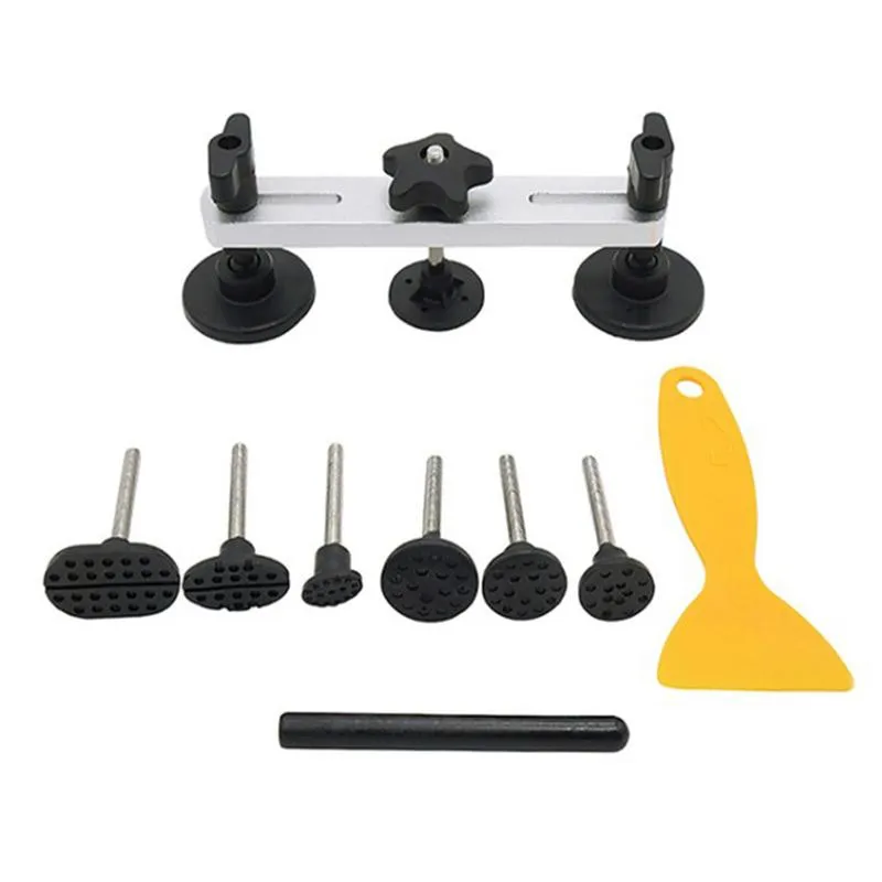 Professional Hand Tool Sets Removing Dents Car Dent Repair Auto Body Suction Cup Puller Kit Bridge Glue Pulling Tabs Tools Accessory