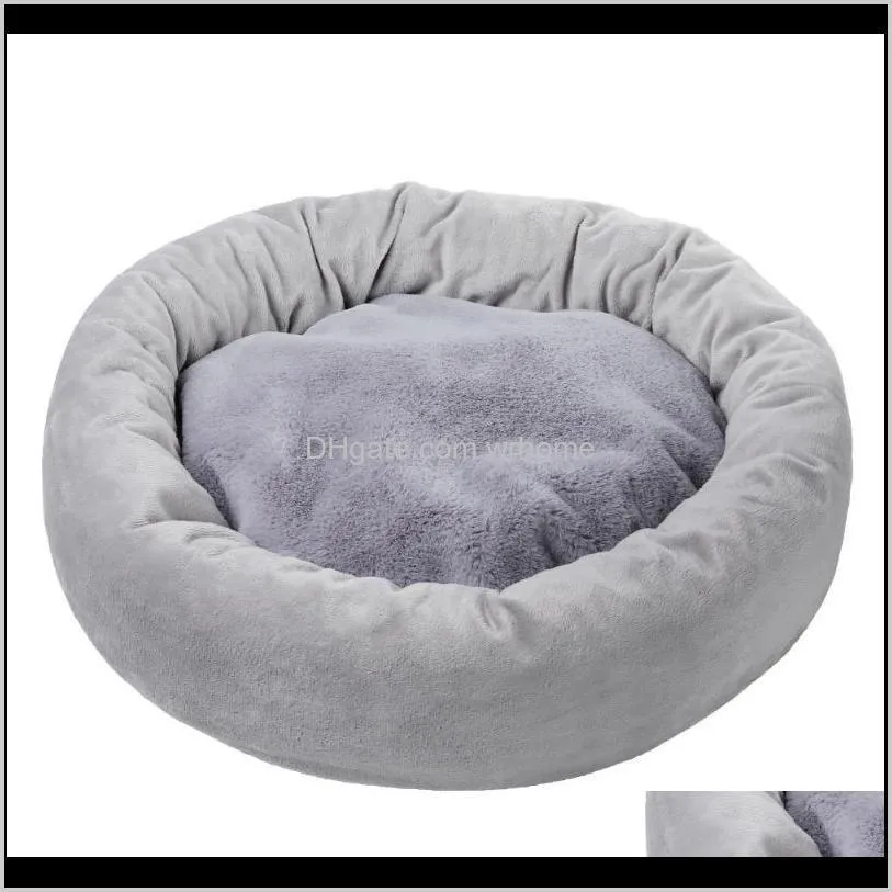 Pet Plush Bed Thickened Soft Cat Cushion Dog Sleeping Pad for Four Season UD881