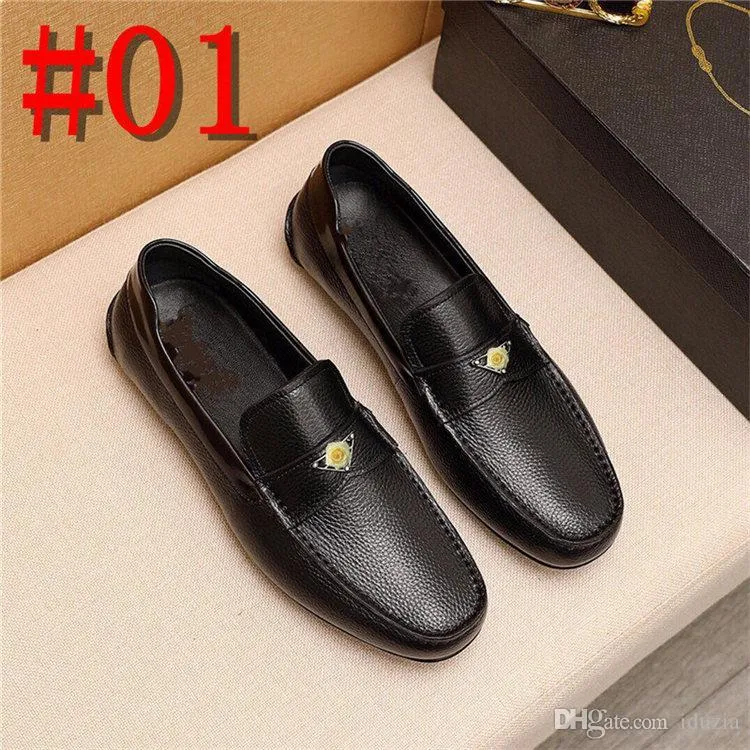 L5 Höst Ny Bullock Men Classic Business Formal Shoes Men Oxford Skor Män Klädskor