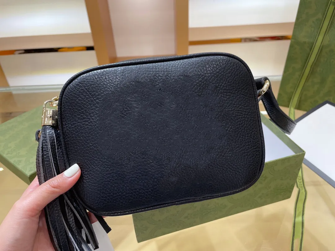Designers Women Handbags Leather Crossbody Soho Disco Shoulder Bag Fringed Messenger Bags Purse Wallet 22cm 308364