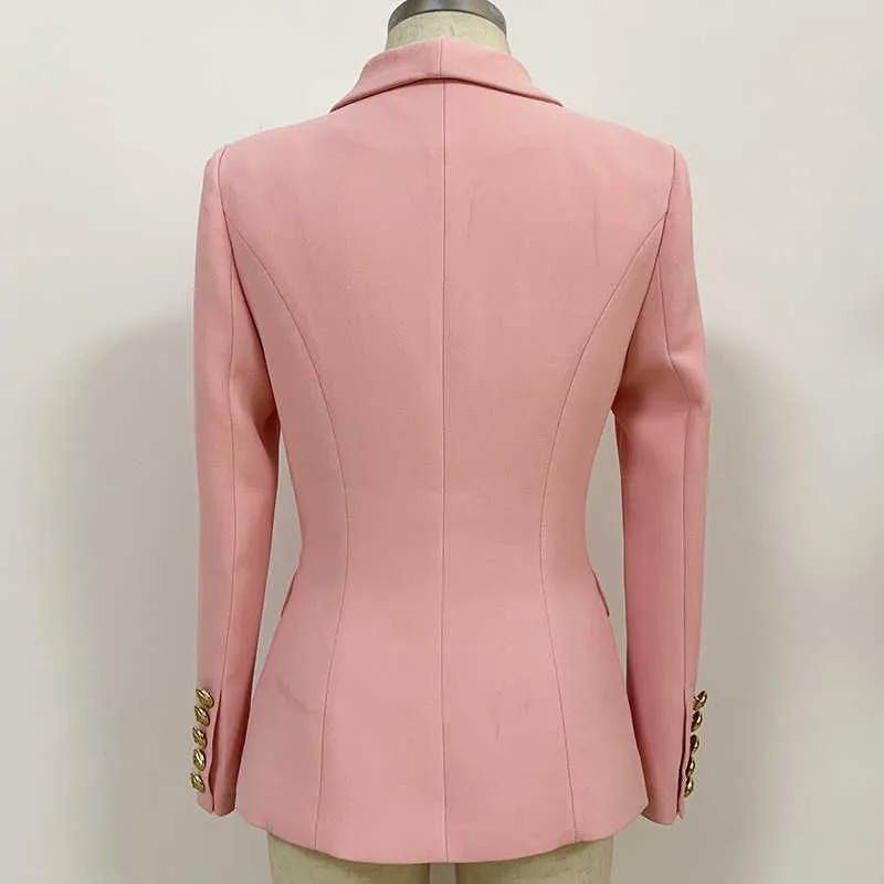 限定モデル 高品質の女性のジャケットの女性らしいスーツ秋と冬の金属二本胸の女性ブレザーの気質のオフィスジャケット オンラインアウトレット ストア 50bestpharma Com