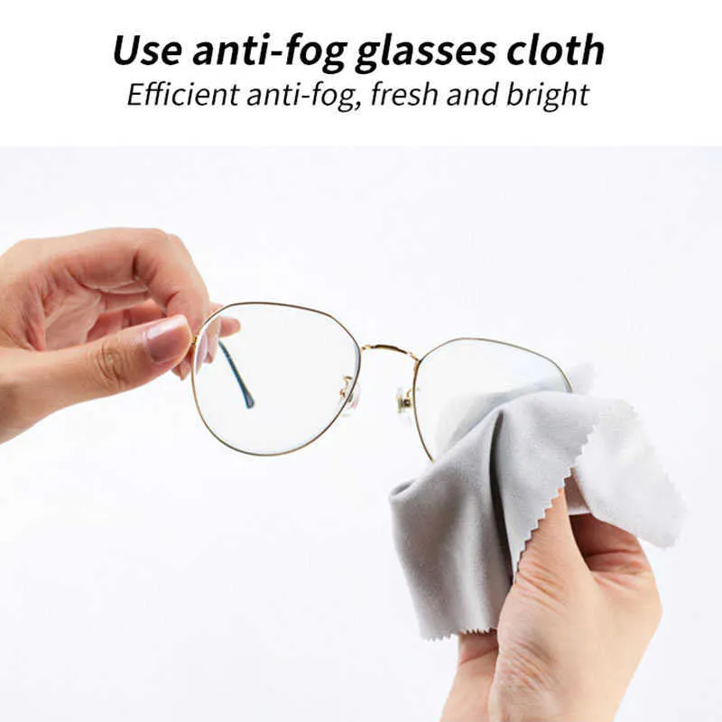20 50 unidades de óculos reutilizáveis antiembaçantes lenços umedecidos pano de lente desembaçador óculos de natação bicicletário panos unissex 210728239W