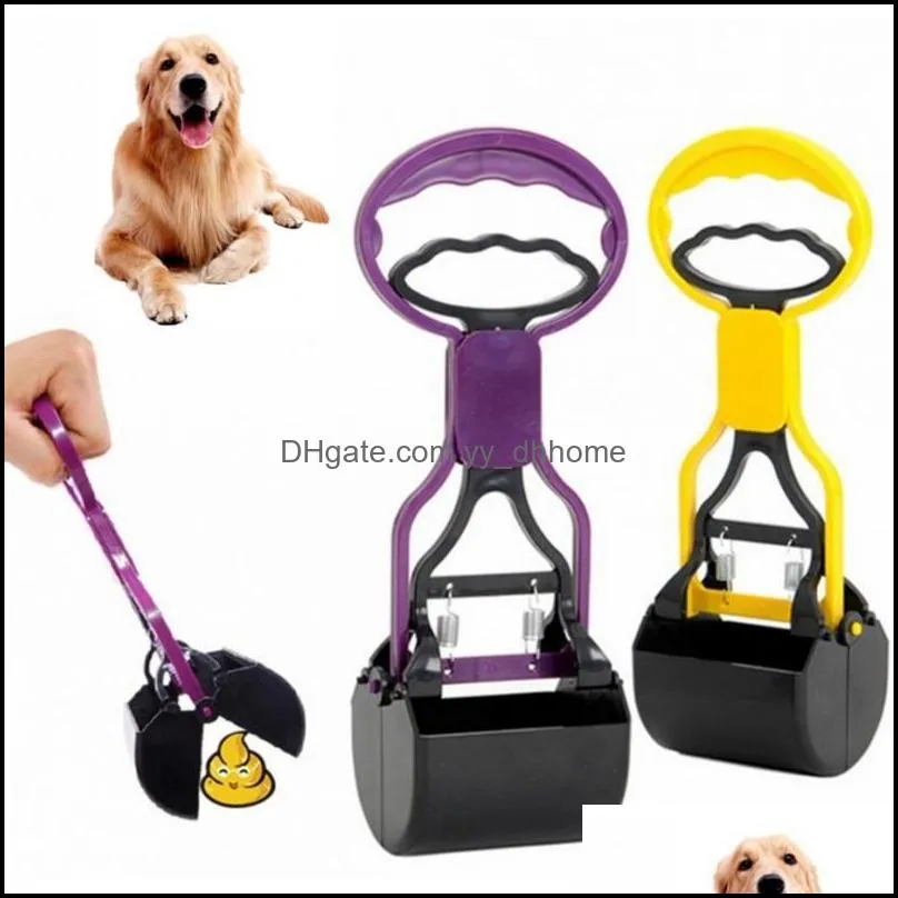 Dog Travel & Outdoors Pet Pooper Scooper ABS Clean Pick Up Excreta Cleaner Animal Waste Picker Dogs Cats Outdoor Cleaning Poop Scoop