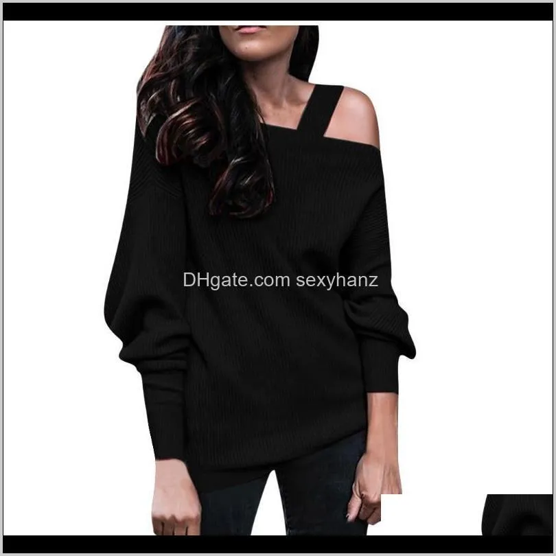 2018 new fashion women blouse casual one shoulder skew collar long sleeve solid cotton shirt top tunic blusas mujer#g31