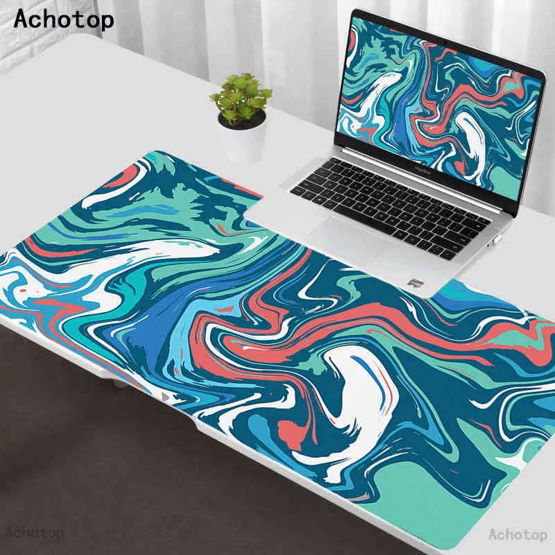 Strata Vloeistof Computer Muis Gaming Mousepad Abstract Grote Muismat Gamer XXL MAALE TAPIJT PC Desk Mat Toetsenbord Pad 900x400