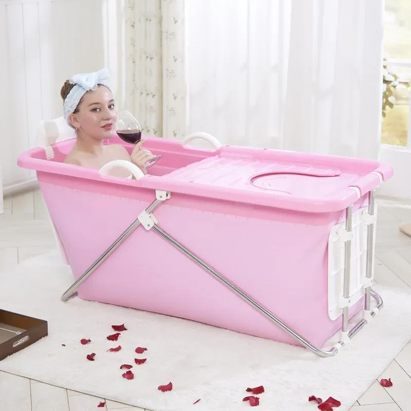 Baignoires Sièges Baignoire Adulte Pliant En Plastique Enfant Maison Grand Style Européen