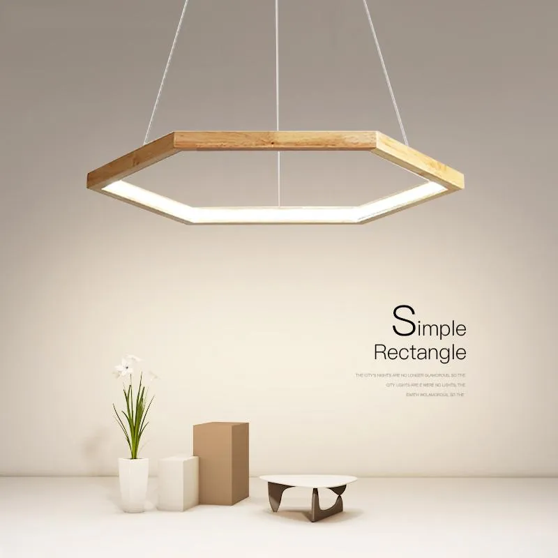 Lampes suspendues LED minimaliste moderne lumières simples pour salon salle à manger cuisine couloir lustre chaud maison plafonniers suspendus