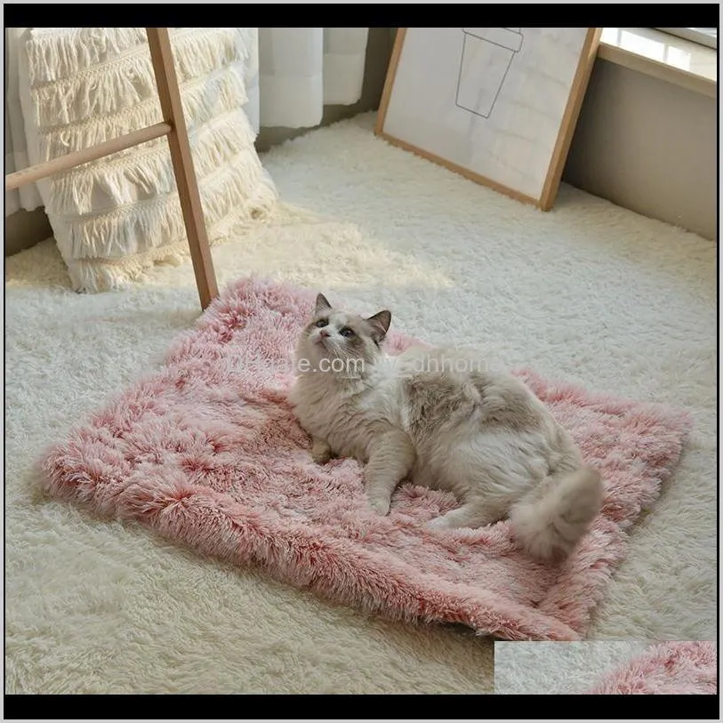 cat mat bed all seasons universal cat mat semi-enclosed house bed winter warm dog kennel pet supplies