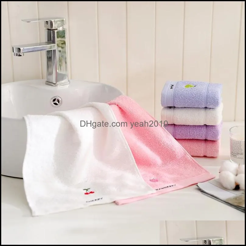 Towel Baby Cotton Soft Cute Embroidered Pattern