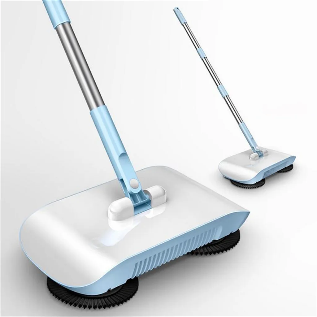Hand Push Offices Sweeper 360-Degree Motion Stacuum Cleaner Home Draagbare Nat Droge Vegende Mopping Machine Opvouwbaar Handvat Design
