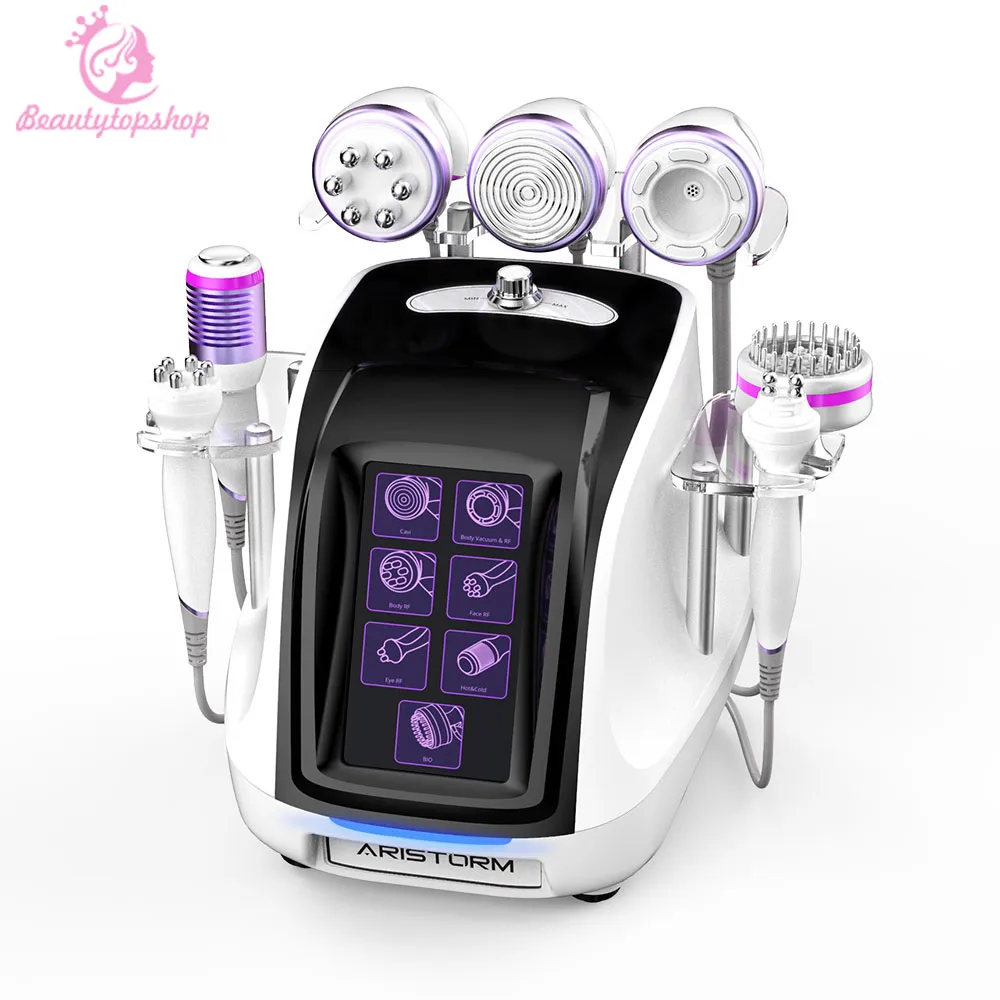 Aristorm Portable Brand New 8 In1 Cavitation 2.5 Body Sculpting Beauté Machine RF Vide Radio Fréquence