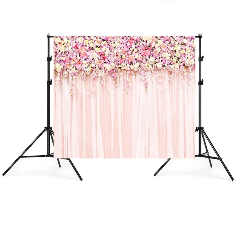 3D Rose Flower Theme Photography Background 150*200cm Wedding Bridal Newborn Shower Birthday Party Photo Backdrops