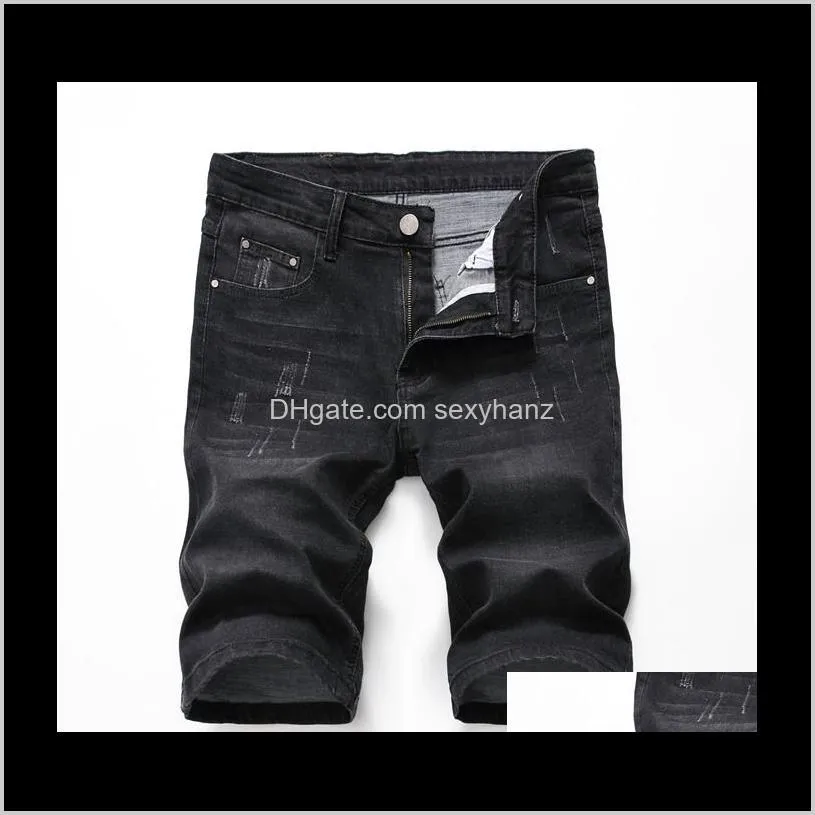 men`s holes short jeans shorts men retro denim mens cotton shorts summer bermuda streetwear pantalones cortos hombre