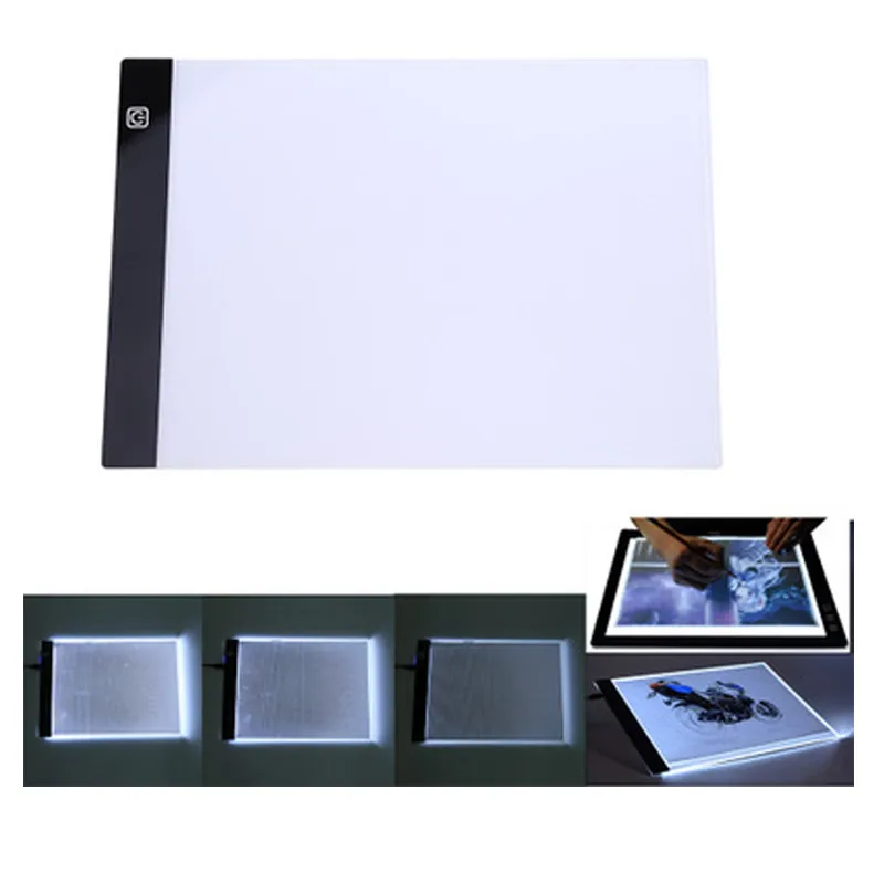 LED Drawing Board With Novelty Lamps And USB Charging For Art, Graphic