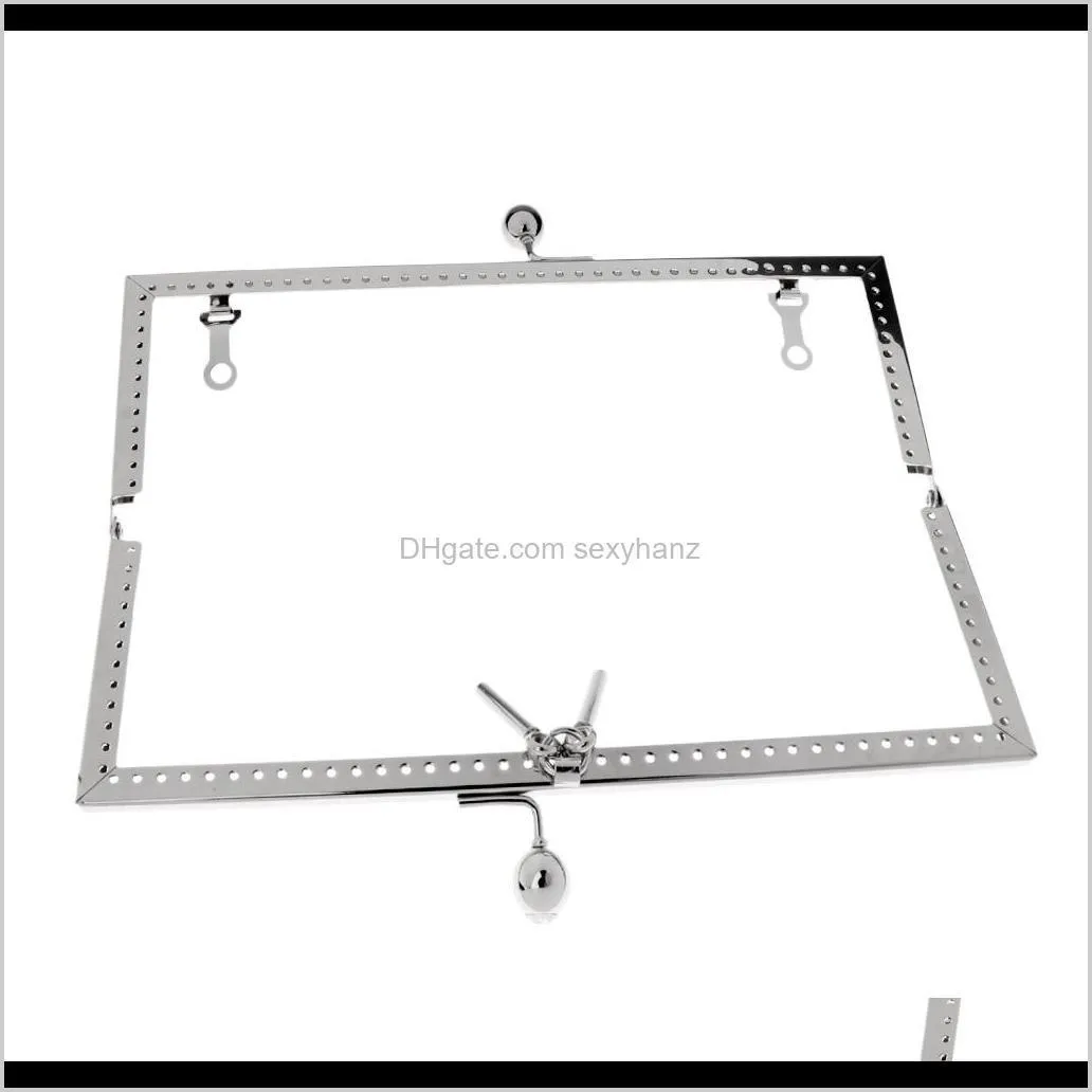 Notions Tools Apparel Drop Delivery 2021 Metal Diamond Head Handle Borsa da cucito Portamonete Borsa Arch Kiss Clasp Frame Lock Ys2Ne