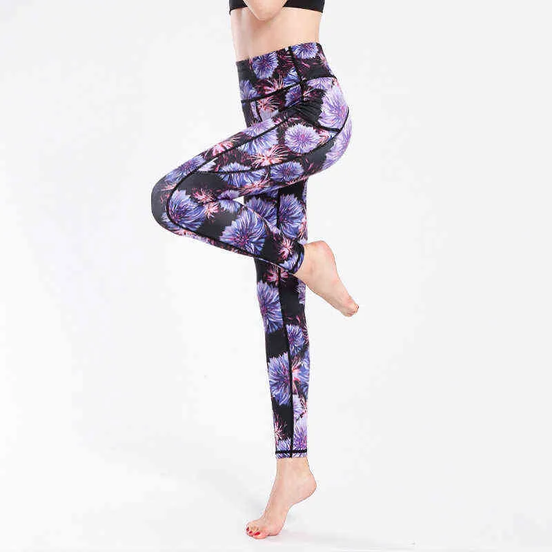 High Waist Printed Patterned Yoga Leggings With Pocket For Women Stretchy  Slim Fit Fitness Leggings For Gym, Running, And Workouts H1221 From  Mengyang10, $16.4