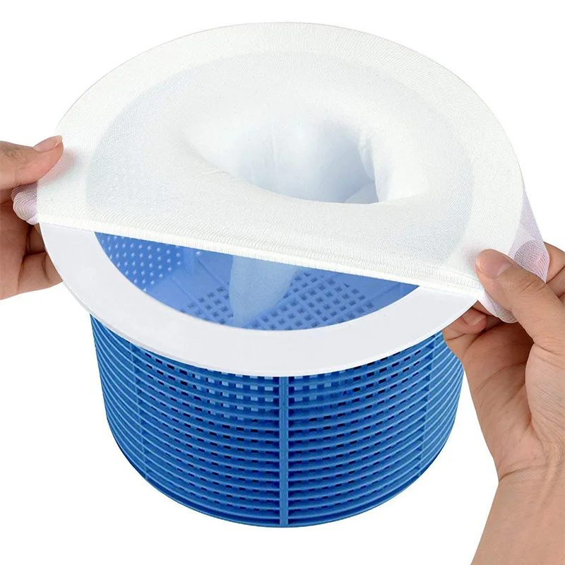 Lot De 20 Chaussettes Pour Skimmer De Piscine - Filet Réutilisable élastique Pour Panier