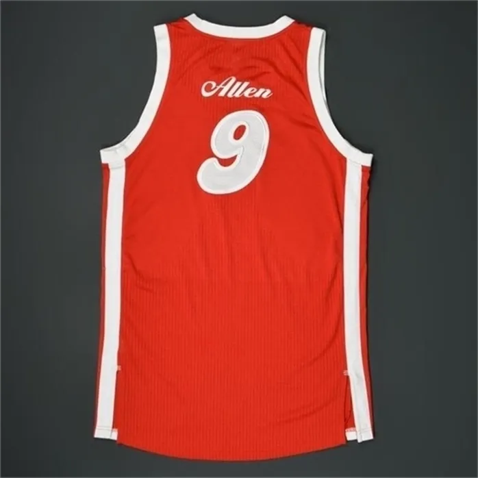 0098rare Basketball Jersey Hommes Jeunes Femmes Vintage Game Porté 1974-75 Tony Allen Sounds Road 2015-16 Saison High School Taille S-5XL personnalisé n'importe quel nom ou numéro