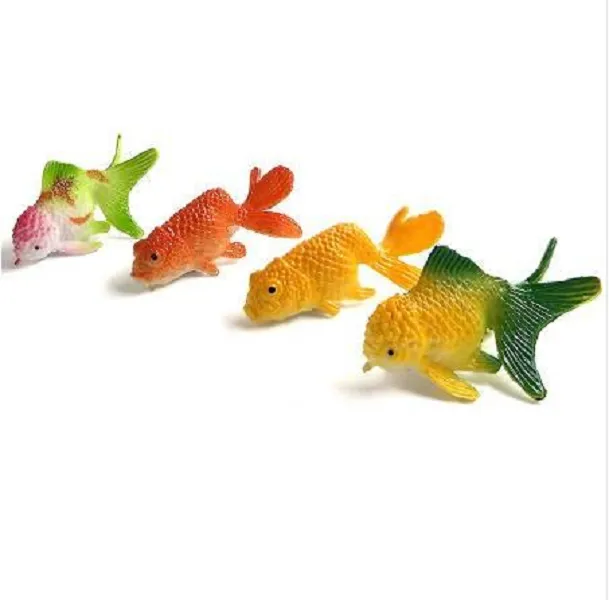 Kawaii Simulazione animali modello pesce in miniatura giardino Figurine accessori per la decorazione della casa Decor fata Pesce rosso artigianale Bonsai giocattolo