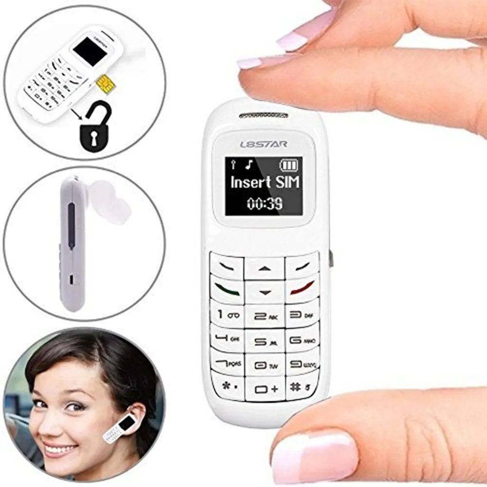 AGM l8star BM70 mini telefon bluetooth Dialer hörlurar Stereo hörlurar Pocket Telefon minis mobiltelefoner för barn
