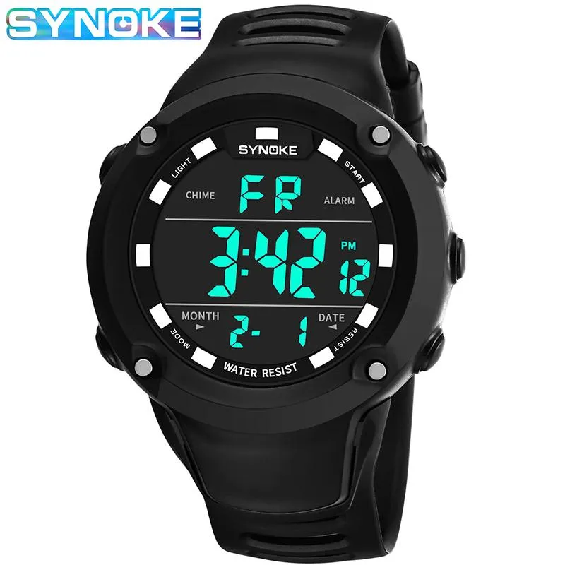 Orologio Sport da uomo Elettronico Eatches Allarme Display luminoso multifunzione Digital Xfcs Orologio da polso Elektroninen Kello Orologi da polso