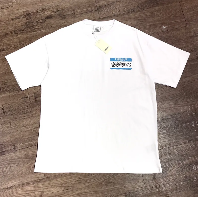 High Quality Oversized Vetements 1 1 Veirdo T Shirt For Men And