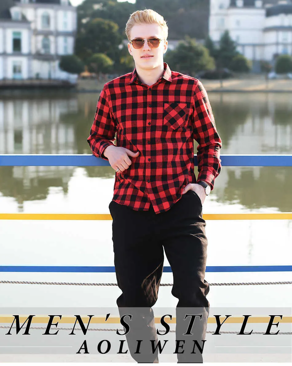 Red black sales square shirt